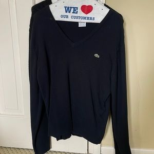 Lacoste Black sweater. Size 44, 12. Womens. Great condition